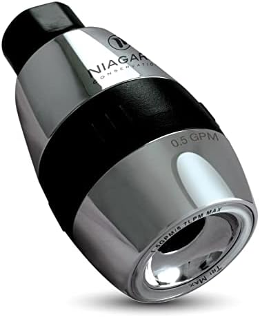שימור Niagara Tri-Max 1 ריסוס 0.5-1.5 GPM 2-in. ראש מקלחת קבוע מתכוונן בכרום, 1-חבילה N2615CH | מרסס ראש מקלחת אמבטיה עם טכנולוגיית פיצוי לחץ